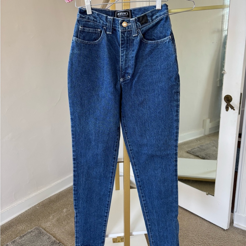 Versace Women's Blue Jeans - 26